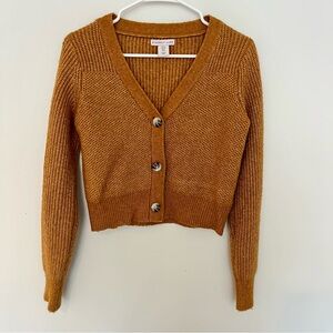 Sincerely Jules Button Up Cropped V-Neck Cardigan Women’s Small